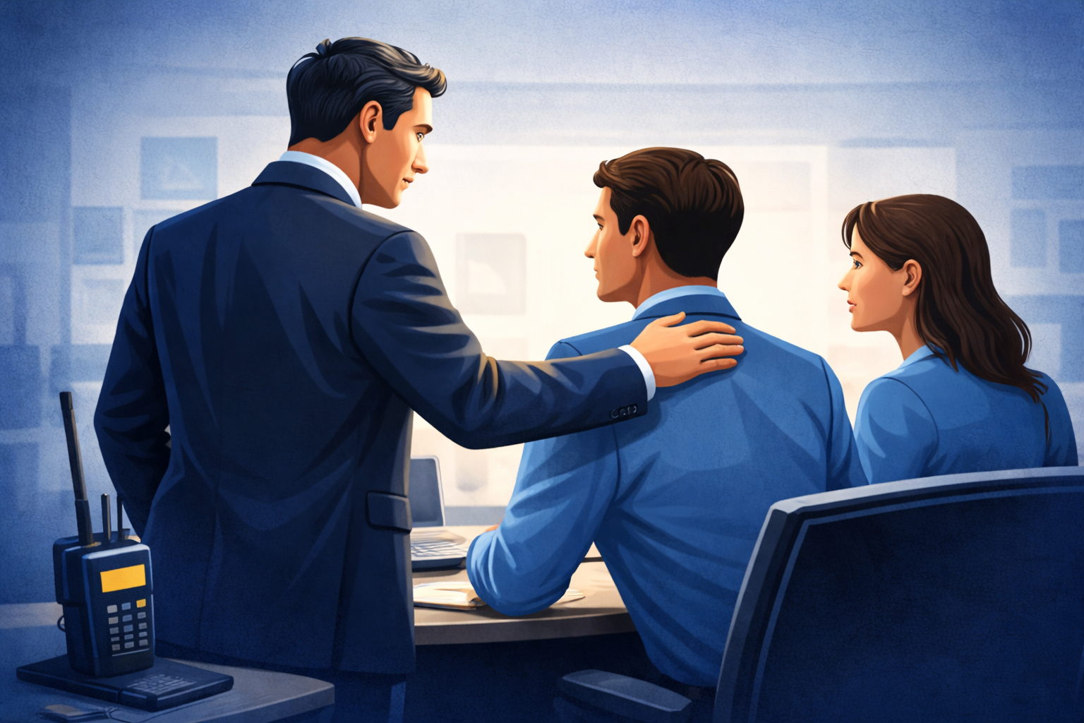 Team support in the office